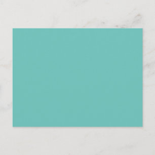 Invitation Postcards Turquoise Minimalist Design