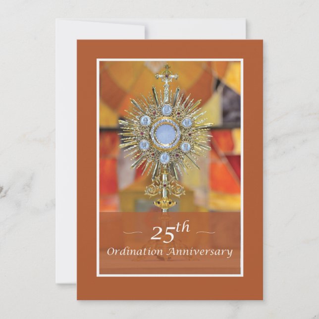 Invitation Priest 25th Ordination Anniversary (Front)