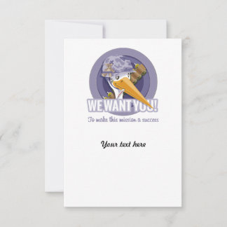 Invitation Recruting baby shower