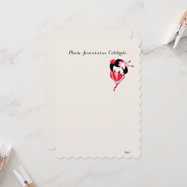 Invitation : Retirement (Front/Back In Situ)