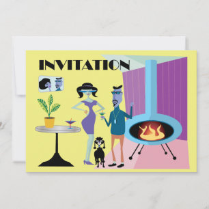 Invitation Retro