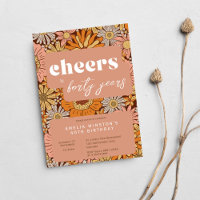 Invitation Retro 40th birthday (or any age)