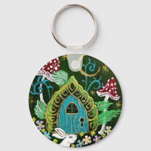 Invitation Round Keychain