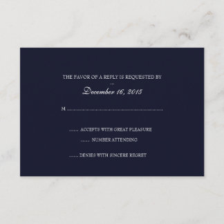 Invitation RSVP | Fine Wine |dbl