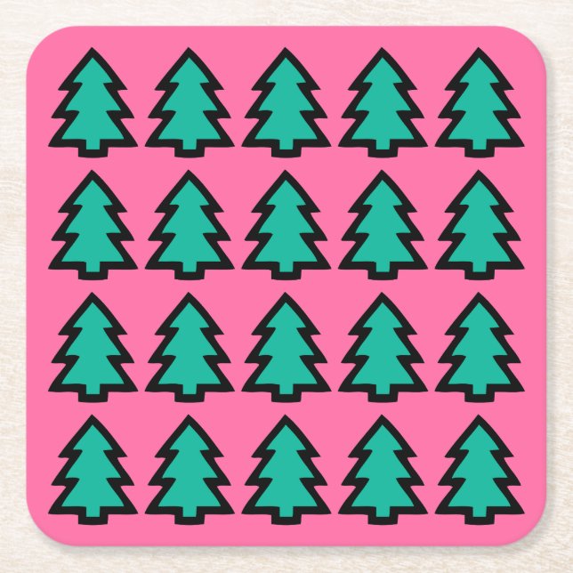 Invitation Square Paper Coaster (Front)