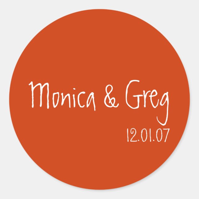 Invitation Sticker (Front)