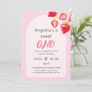 Invitation Sweet Strawberry