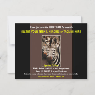 Invitation template - customisable