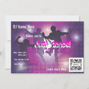 Invitation Template Dance