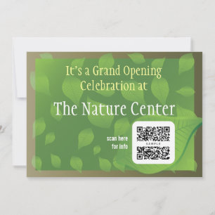Invitation Template Nature Centre