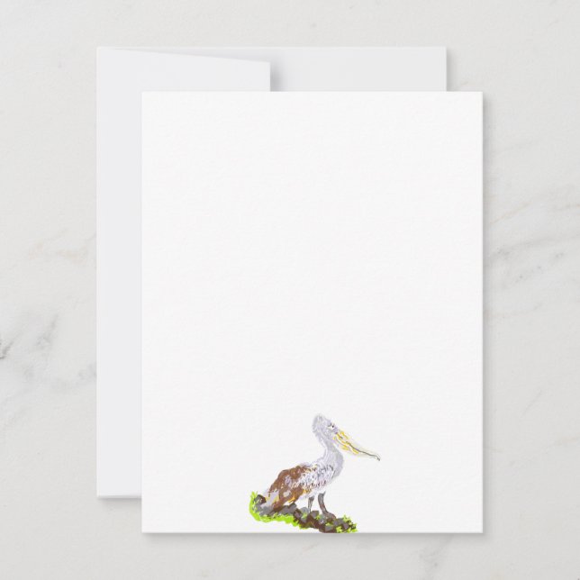 Invitation : The Stork;   Pelican is Here (Front)