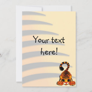 Invitation - Tiggy the Tiger