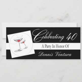 Invitation to a 40th Birthday Party
