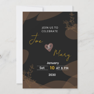 Invitation to a wedding You Card