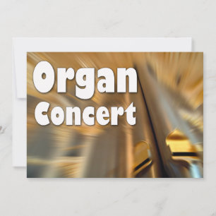 Invitation to an organ concert - Sydney pipes
