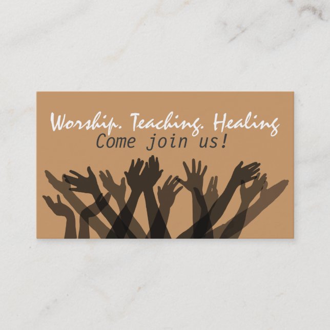 Invitation to Church.Worship.Bible.Healing.Prayer (Front)