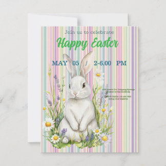 invitation to Easter with Peter Rabbit