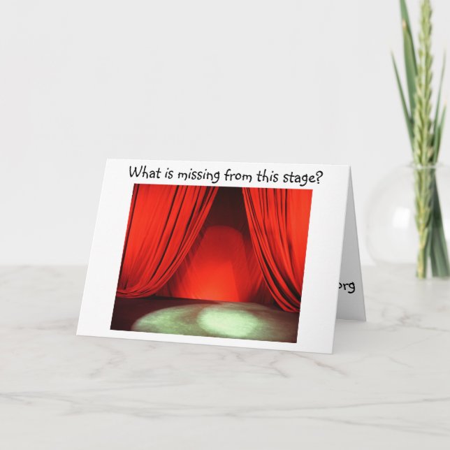 Invitation to experience Kids Backporch Production (Front)