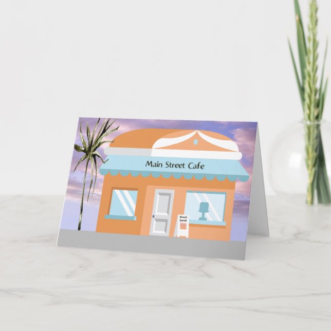 Invitation to Monthly Brunch for the Ladies (Front)