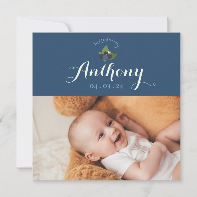 Invitation to share birth blackout (Front)