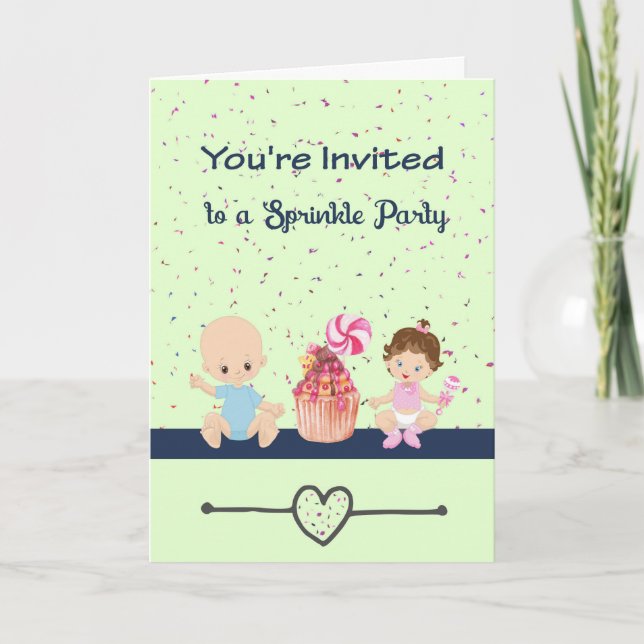 Invitation to Sprinkle Party (Front)