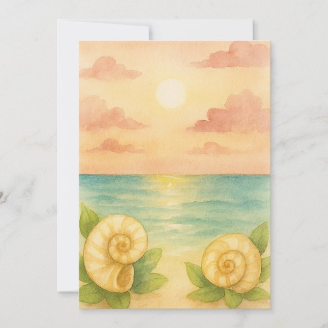 Invitation to sunset in the afternoon (Front)