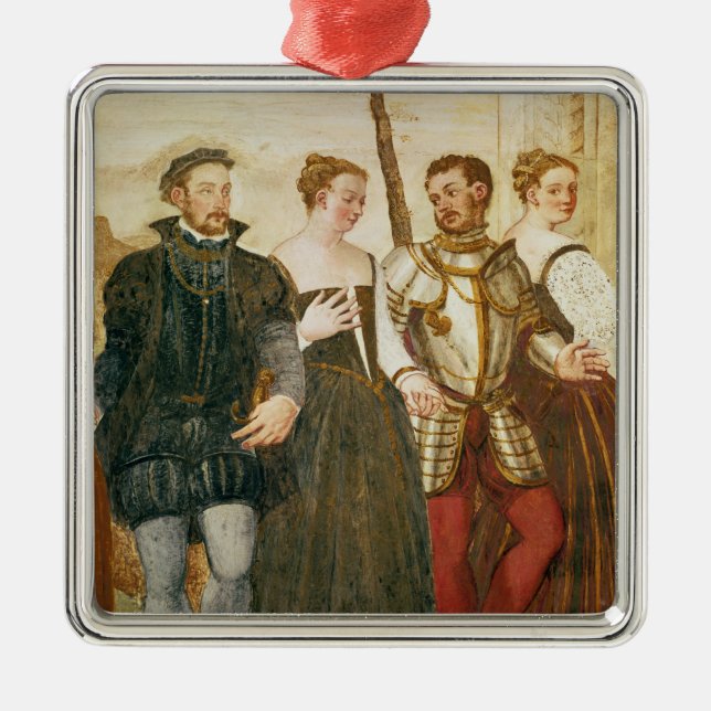 Invitation to the Dance Metal Tree Decoration (Front)