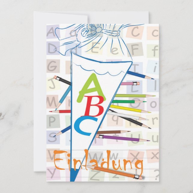 Invitation to the start of school (Front)