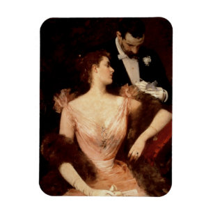 Invitation to the Waltz, 1895 (oil on canvas) Magnet