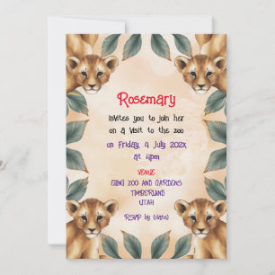 Invitation To Visit The Zoo