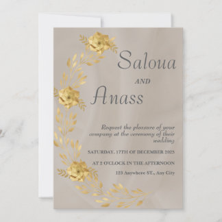 Invitation wedding