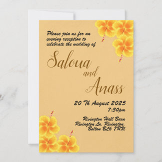 Invitation wedding