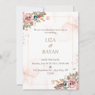 Invitation Wedding,Simple Invitation