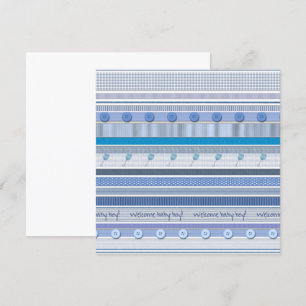 Invitation - Welcome Baby Boy