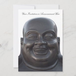 Invitation with Buddha Sculpture