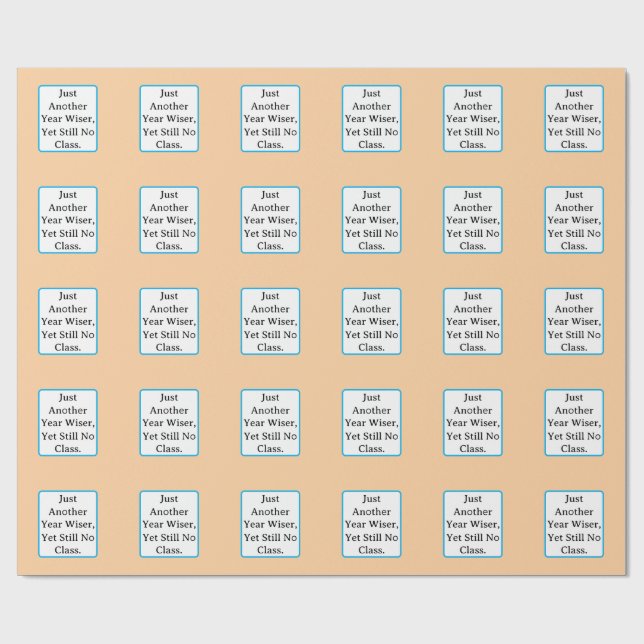 Invitation Wrapping Paper (Flat)