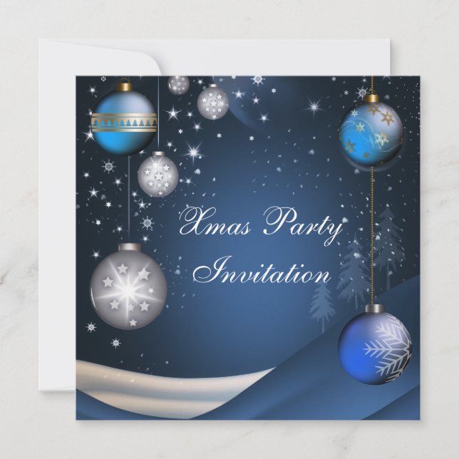 Invitation Xmas Christmas Party (Front)