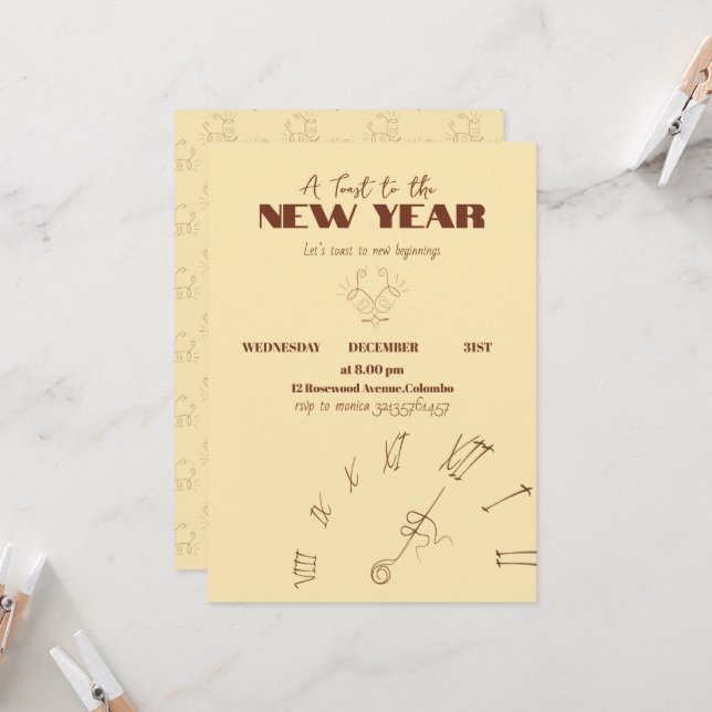 Invitations (Front/Back In Situ)