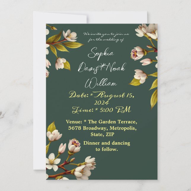 invitations and stationary (Front)