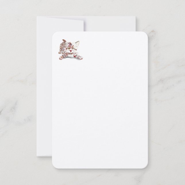 Invitations : Baby Kitten (Front)