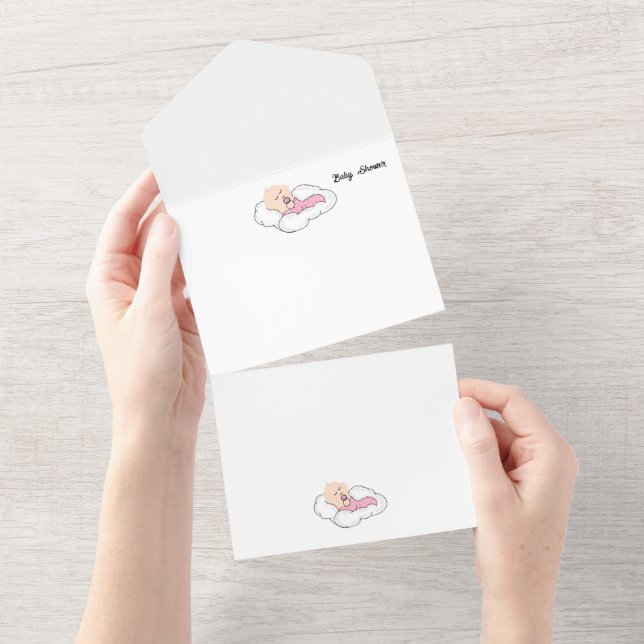 Invitations : Baby Shower (Tearaway)