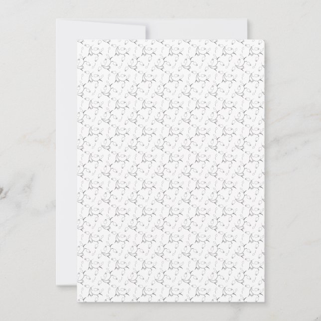 Invitations | Bird Branch – Elegant Minimalist (Front)