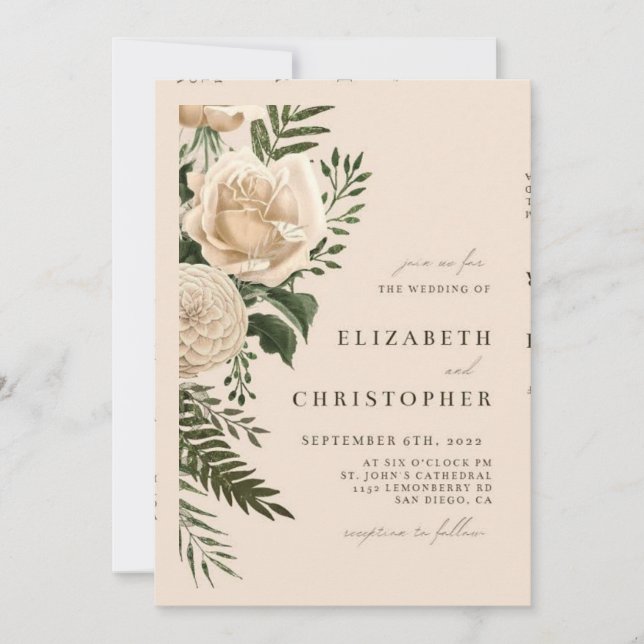 Invitations card (Front)