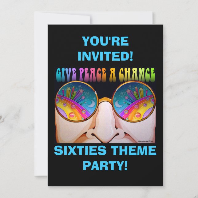 INVITATIONS - SHADES OF THE SIXTIES (Front)