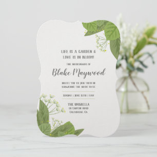 Invitations Shower Herb Blooms