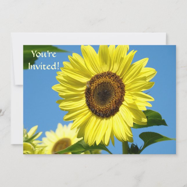 INVITATIONS Sunflowers You're Invited Mother's Day (Front)