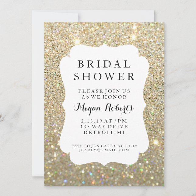Invite - Bridal Shower Day Fab (Front)