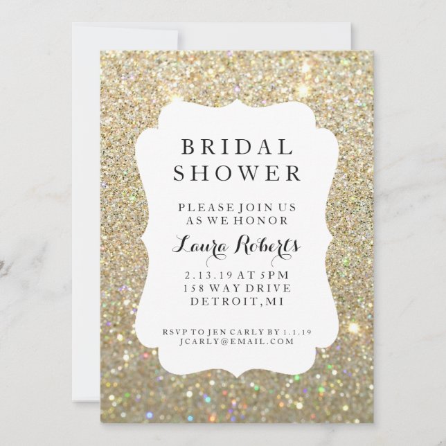 Invite - Bridal Shower Day Fab (Front)