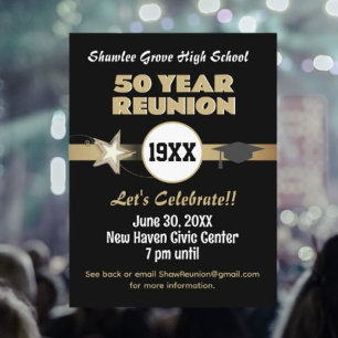 Invite 'Em! Any year Class Reunion Postcard
