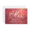 Invite - Red Glit Bridal Shower future Mrs.